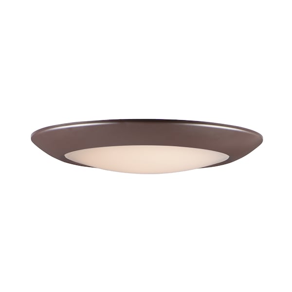 Maxim Diverse LED 1-Light 13" Wide Bronze Flush Mount Light 57860WTBZ - main